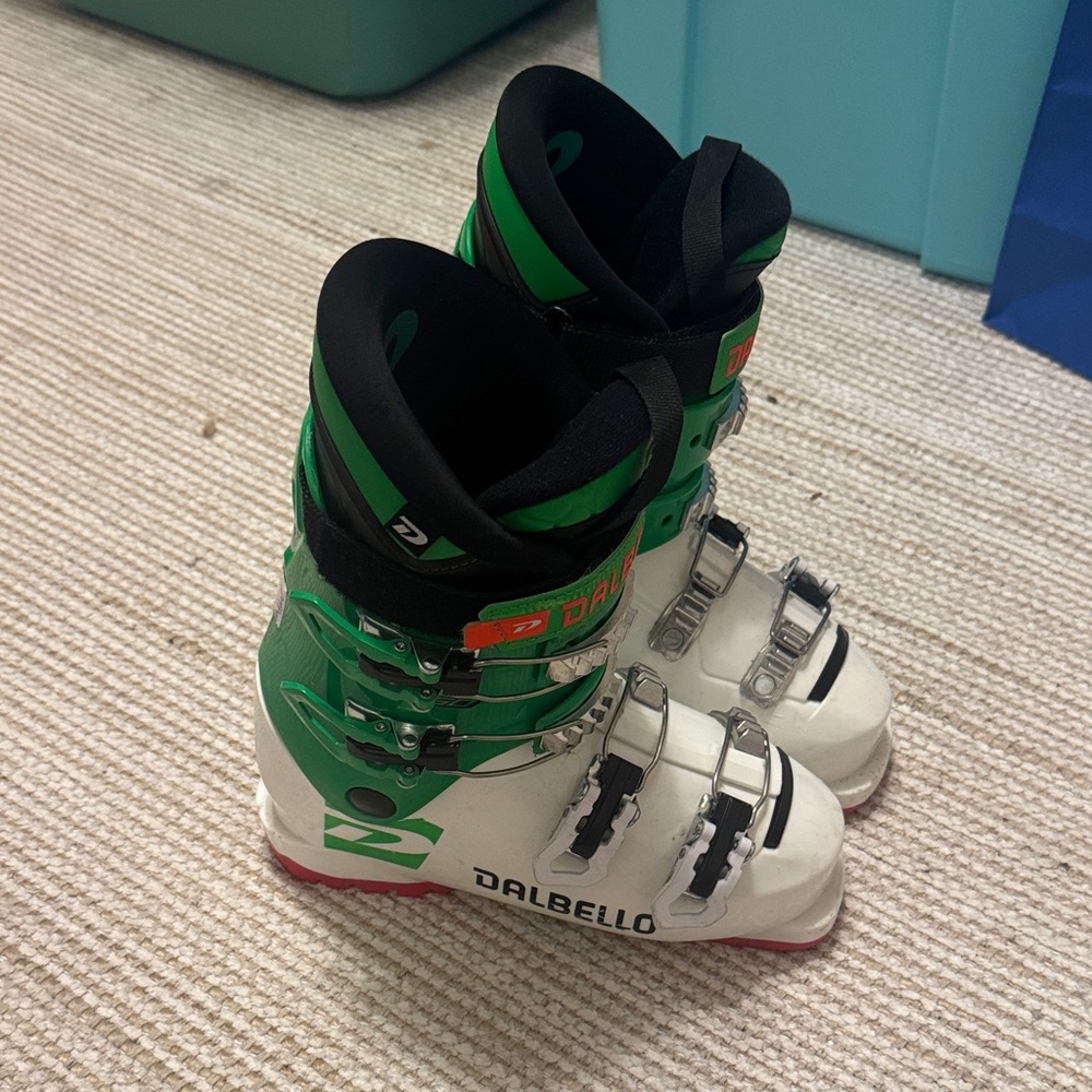 Dalbello Green and White Ski Boots
